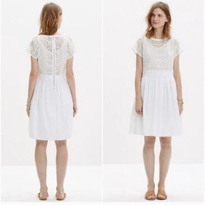 Madewell geo lace dress sz 8